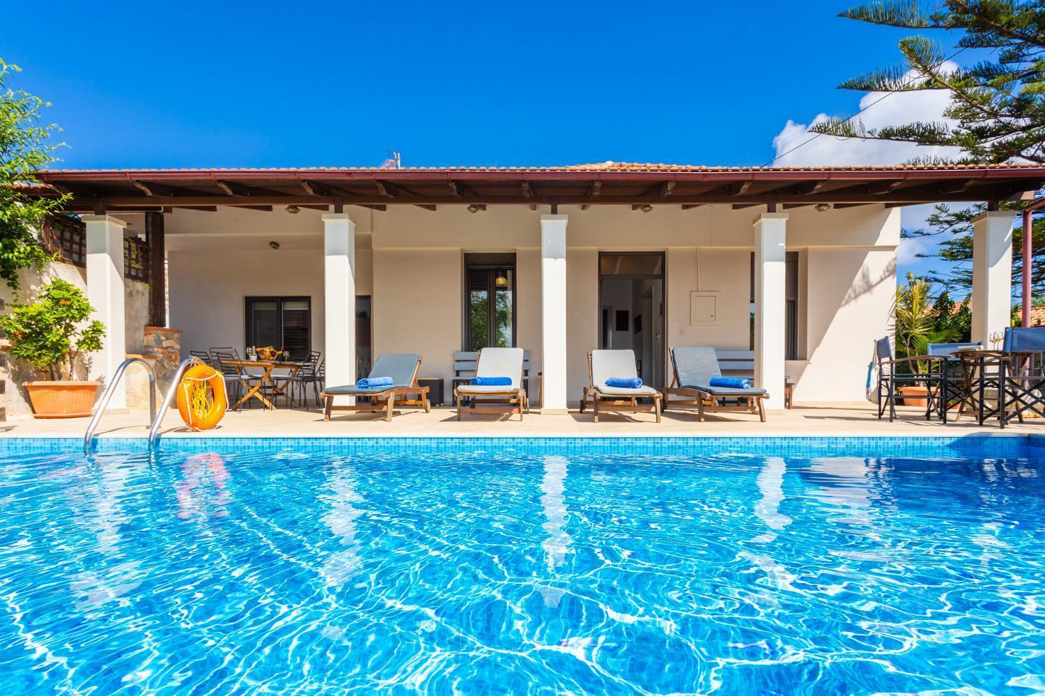 Villa Maro Large Private Pool Ac Wifi Kefalas Ngoại thất bức ảnh