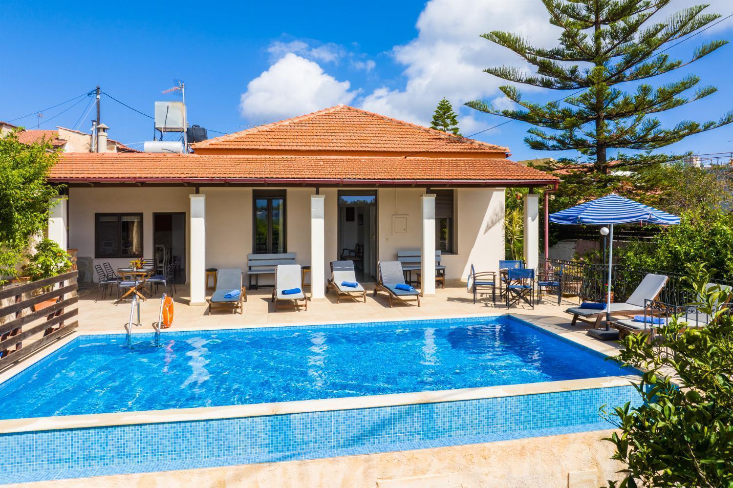 Villa Maro Large Private Pool Ac Wifi Kefalas Ngoại thất bức ảnh